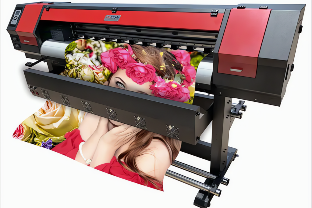 Eco solvent printed banner showcasing vibrant colors and durable finish.